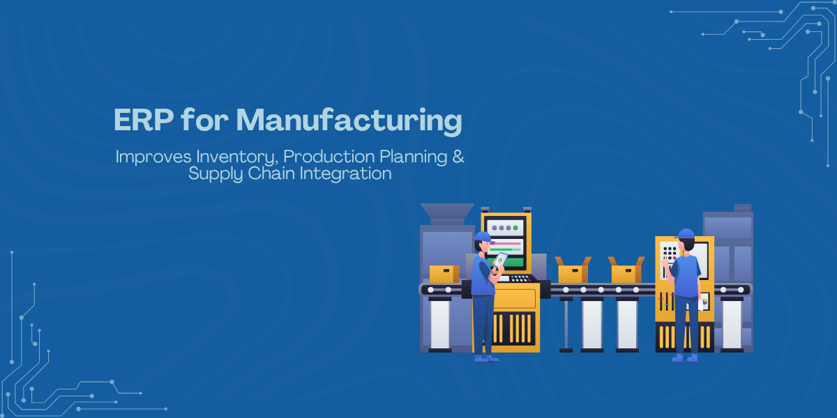 ERP for manufacturing